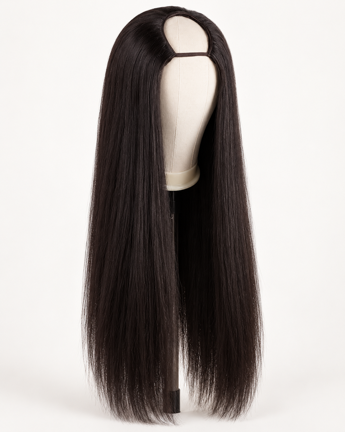 22" Silked Straight Raw Virgin U-Part Wig