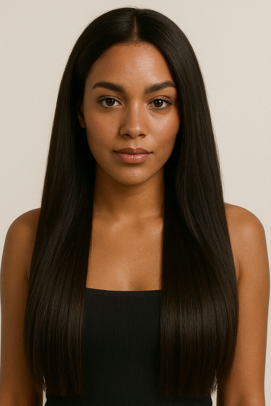 Iman Silked Straight Hair Clip-ins