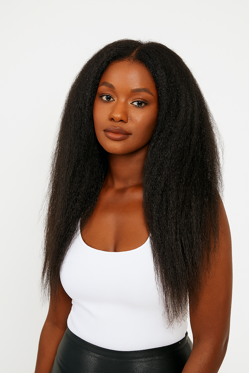 IMAN Kinky Straight Weft